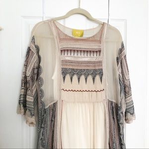 Anthropologie Maeve Toronto Boho Midi Dress small